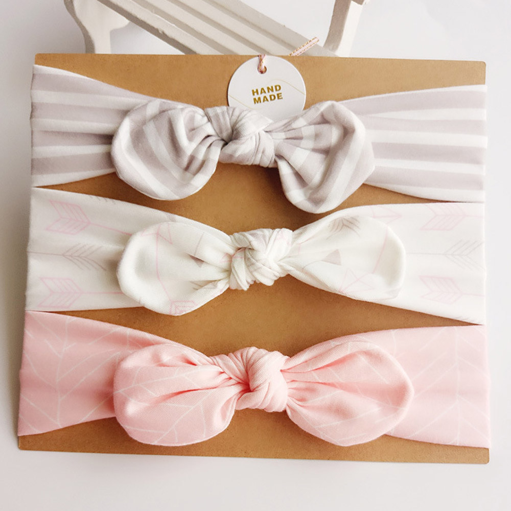 Bow Headbands Infant Wear (Set of 3)